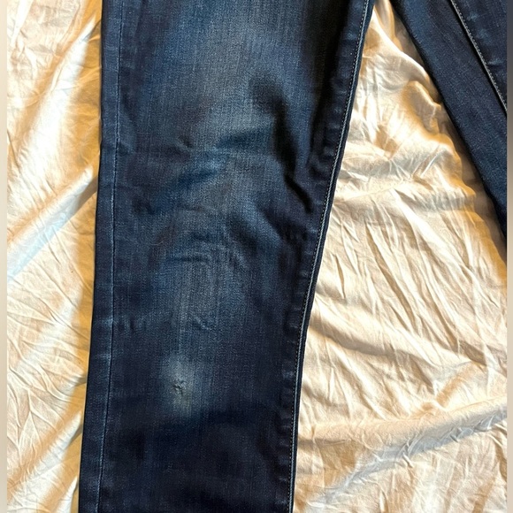 Madewell Women's Dark Blue 9 inch High Rise Skinny Jeans Waist 25 - Picture 2 of 12